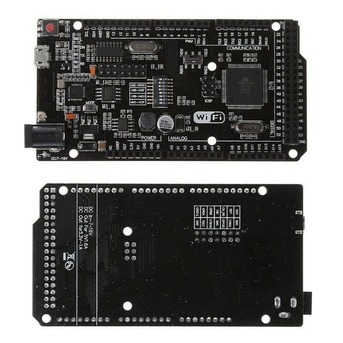 Arduino Mega 2560+WiFi R3 ATmega2560+Node MCU ESP8266 CH340G Compatible Board