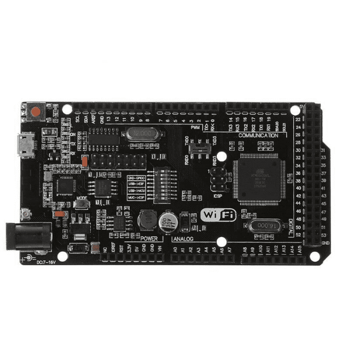 Arduino Mega 2560+WiFi R3 ATmega2560+Node MCU ESP8266 CH340G Compatible Board