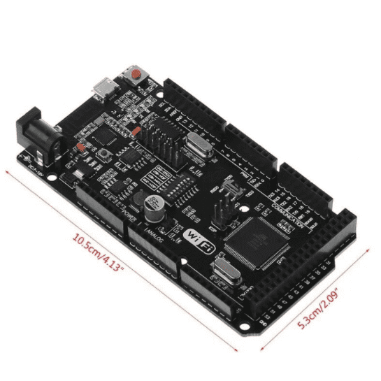 Arduino Mega 2560+WiFi R3 ATmega2560+Node MCU ESP8266 CH340G Compatible Board