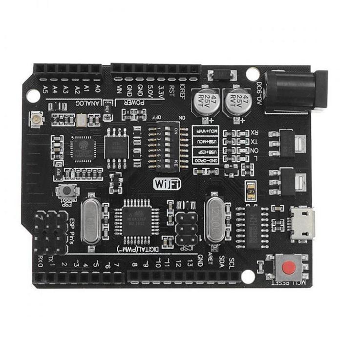 Arduino UNO+WiFi R3 ATmega328P+Node MCU ESP8266 CH340G Compatible Board
