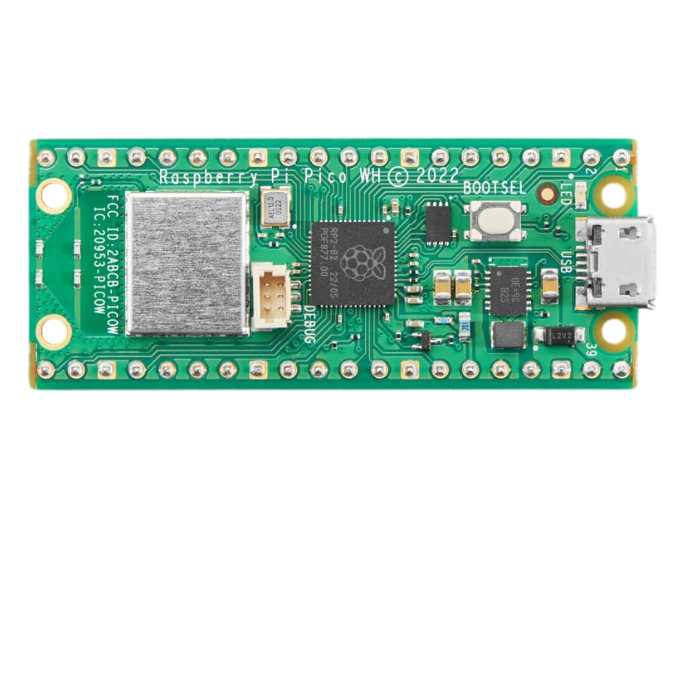 Raspberry Pi Pico WH (Soldered) - RP2040 Microcontroller Board - Buy in India