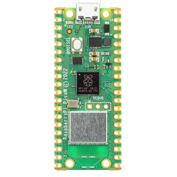 Raspberry Pi Pico W RP2040 with WiFi for IoT Projects - Buy Online in India