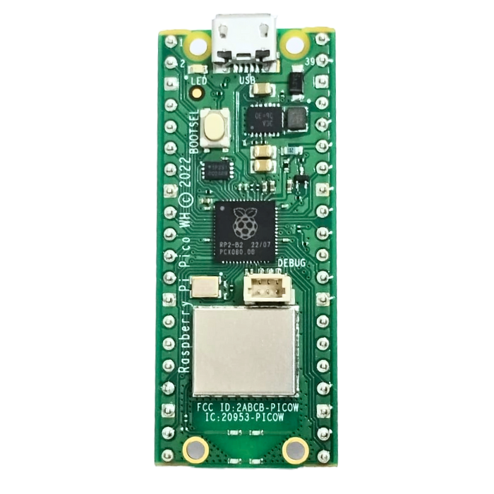 Raspberry Pi Pico W RP2040 MCU Wi-Fi Development Board - IoT Projects
