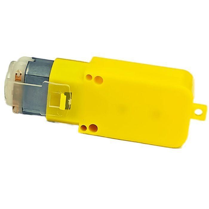 Iotcart 100 RPM Straight Single Shaft BO Motor - DC Geared Motor for Robotics