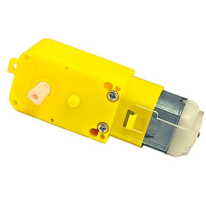 Iotcart 100 RPM Straight Single Shaft BO Motor - DC Geared Motor for Robotics