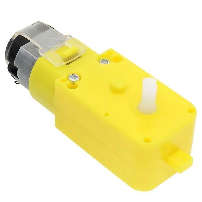 Iotcart 200 RPM Single Shaft BO Motor 3-12V DC for Robot Cars - Buy Online India