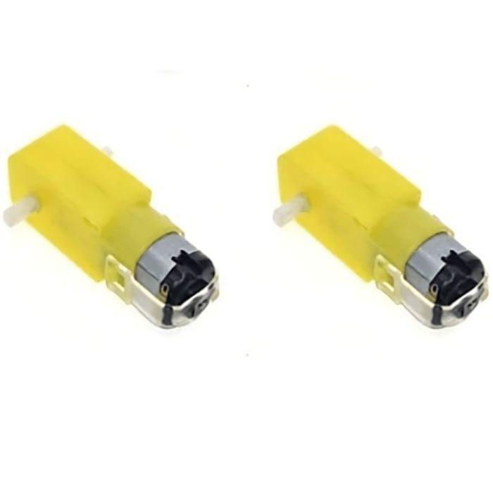 Iotcart SES-P-1692 300 RPM Dual Shaft BO Motor + Wheel (2 pcs) - Robotics & DIY Projects