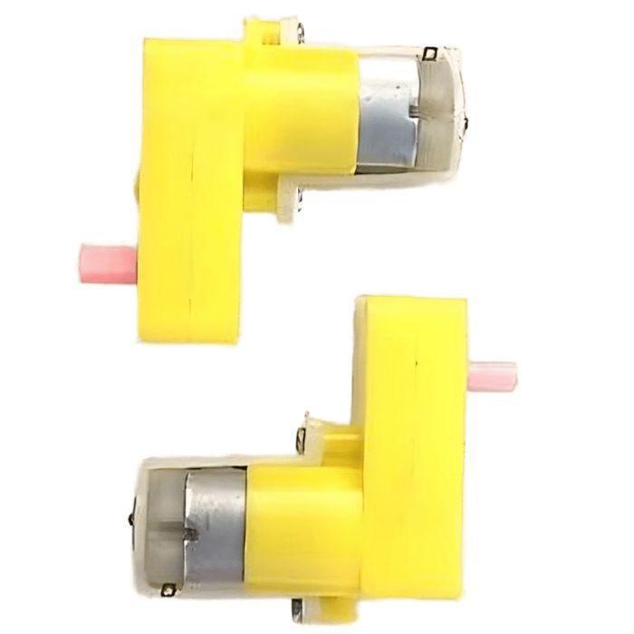 Iotcart 60 RPM L Shaped Single Shaft BO Motor for Robot Cars - Buy in India
