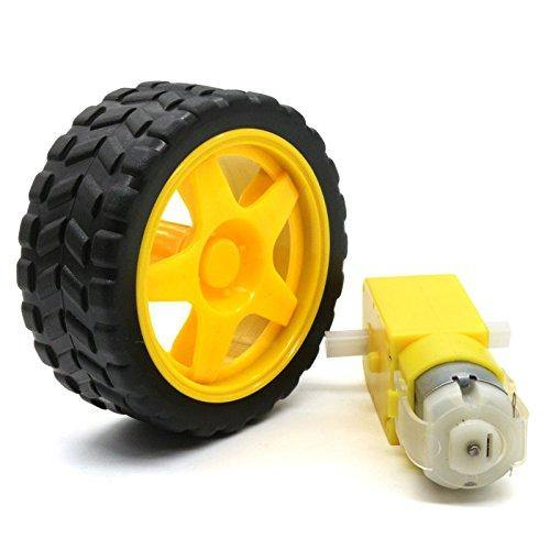 2 Set Smart Car Robot Chassis Wheel
