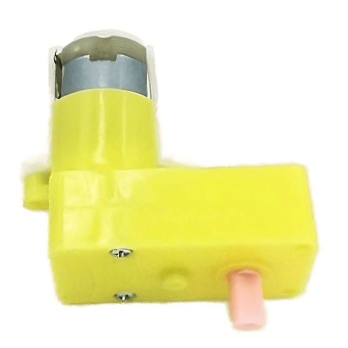 Single Shaft L-Shaped 60 RPM BO Motor with Wheel - (4 sets)