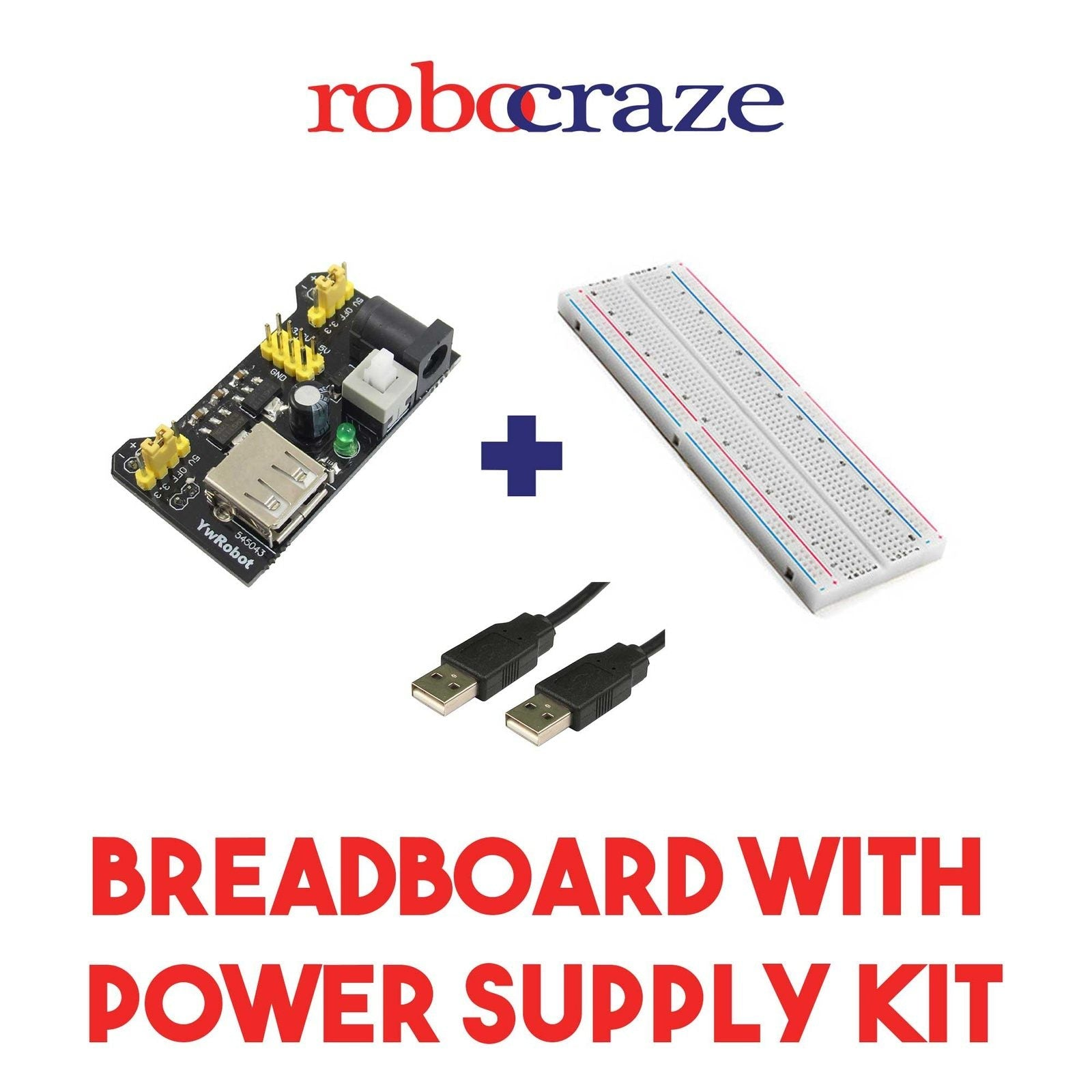 Bread Board + Power Supply