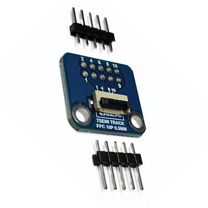 0.5mm FFC FPC Connector Breakout Board (10 Pin) -7Semi