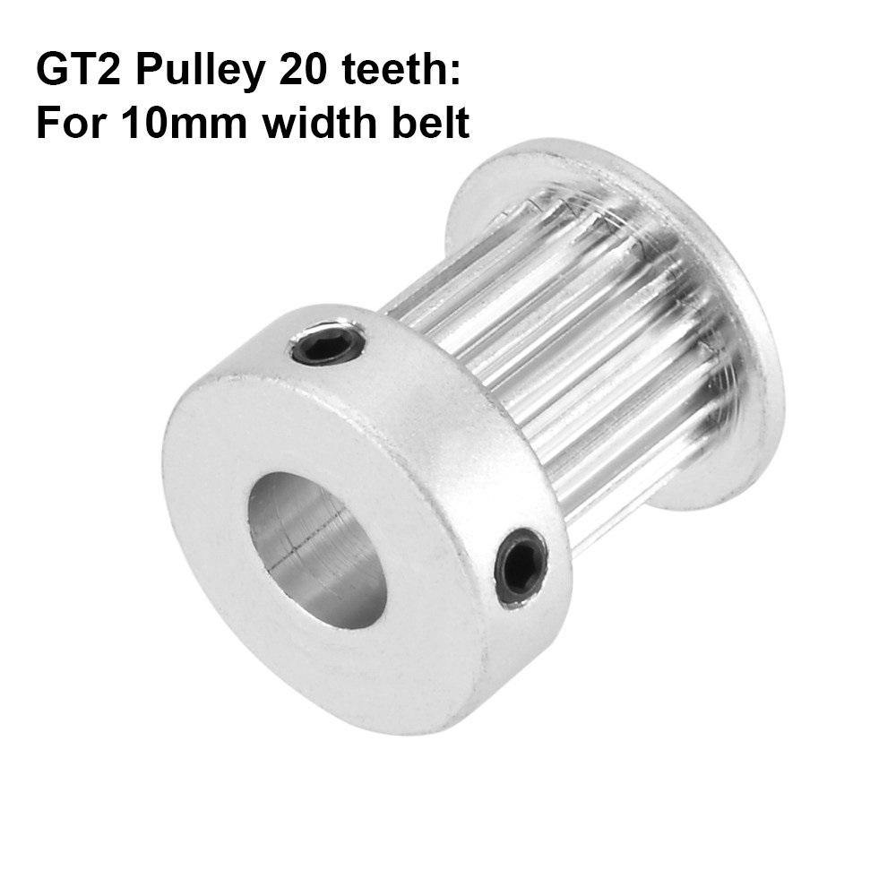 Gt2 Timing Pulley 20 Teeth, Bore 8mm for Belt Width 10 mm for 3D Printer