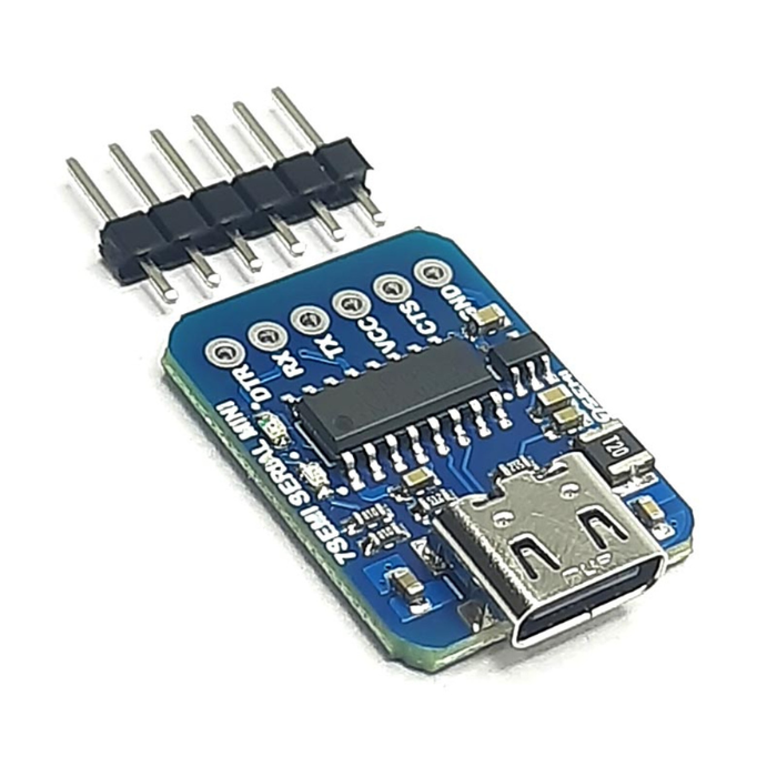 CH340C USB Type C to TTL Serial Converter Breakout Board -7Semi