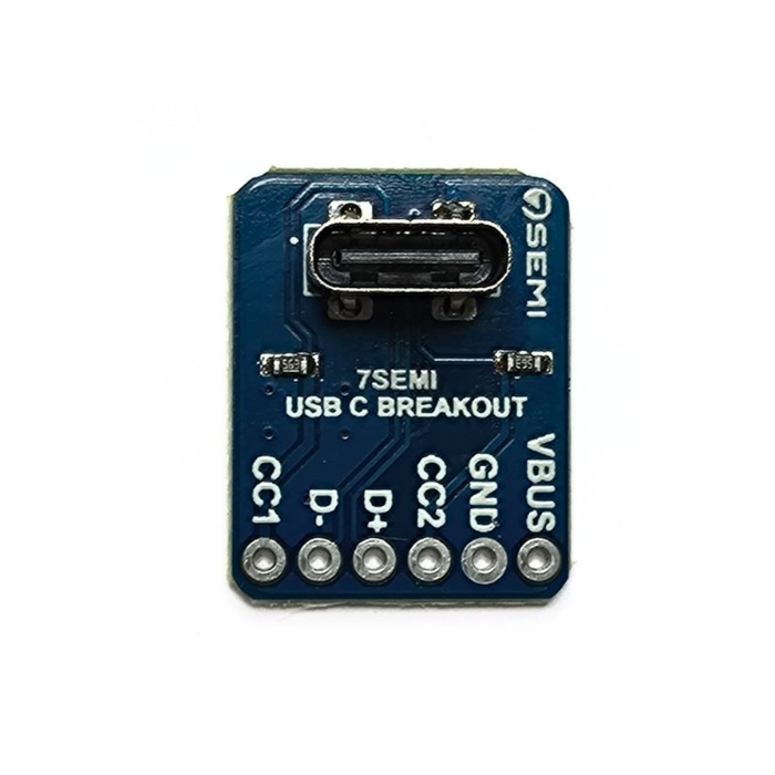 USB Type C Vertical Female Breakout -7Semi