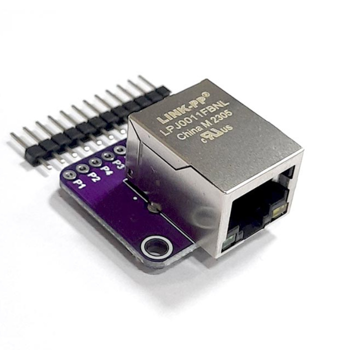 7Semi LPJ0011FBNL MagJack RJ45 Ethernet Breakout Board - IoT Networking