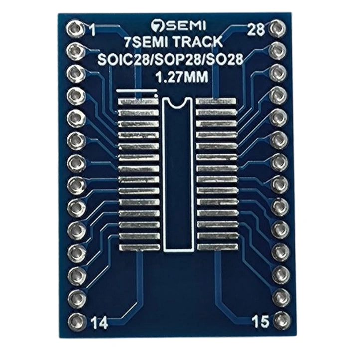 SOIC28/SOP28/SO28 TSSOP28/SSOP28 Adapter PCB Board - 7Semi