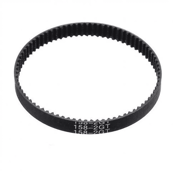 GT2 Rubber Timing Belt Closed Loop 6mm Width for 3D Printer CNC 6mm width and 158 mm long