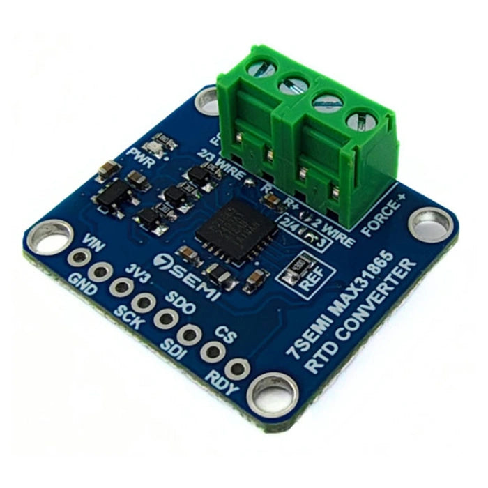 PT100 RTD 3-Wire Temperature Sensor Breakout Board with MAX31865 Amplifier - 7Semi