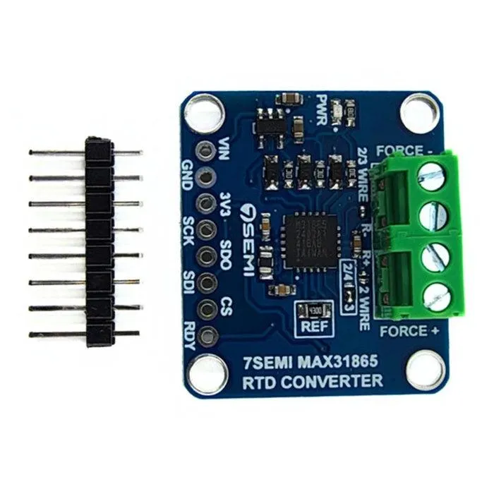 7Semi PT100 RTD 3-Wire Temperature Sensor Breakout Board with MAX31865 Amplifier - Electronics for Industrial Use