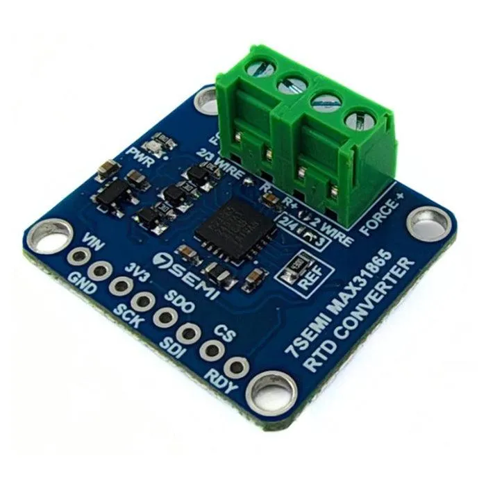 7Semi PT100 RTD 3-Wire Temperature Sensor Breakout Board with MAX31865 Amplifier - Electronics for Industrial Use