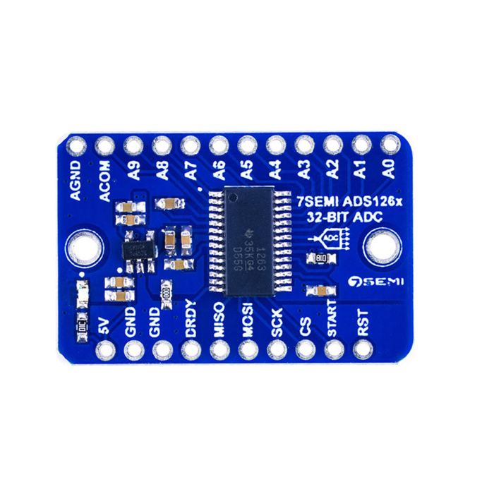 7Semi ADS1262 32-bit ADC PGA Breakout Module - Weigh Scale & RTD Interface