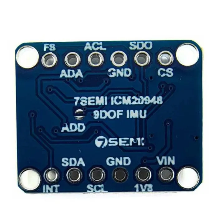 7Semi ICM-20948 9DoF IMU Breakout Board - Motion Tracking for Arduino/RPi