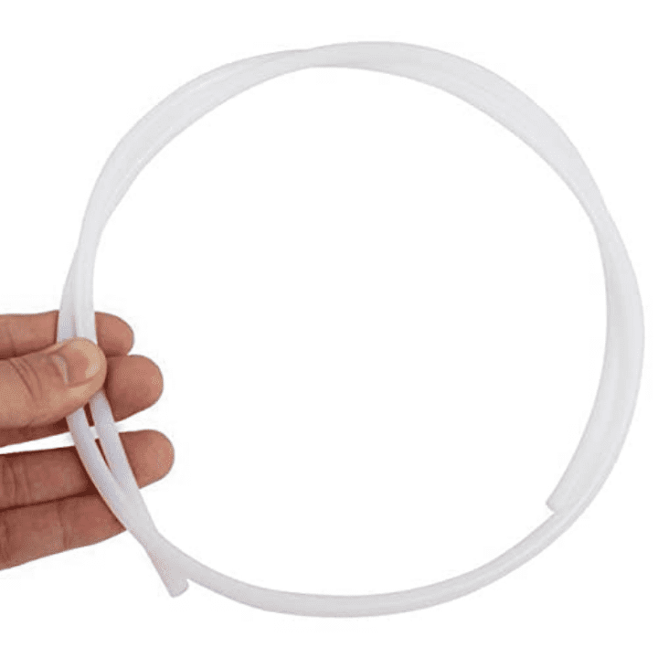 PTFE 3x4mm White Teflon Tube for 3mm 3D Printer Filament - 1 Meter (3mm ID X 4mm OD)