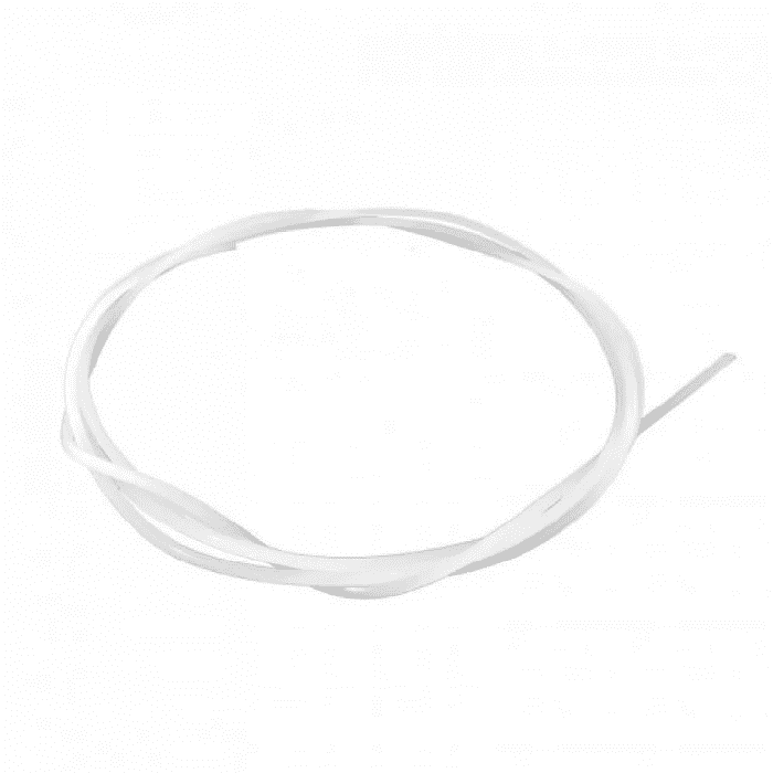 PTFE 3x4mm White Teflon Tube for 3mm 3D Printer Filament - 1 Meter (3mm ID X 4mm OD)