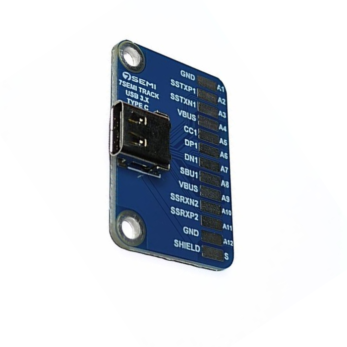 USB 3.1 PCB Connector Type C Female Breakout Board -7Semi
