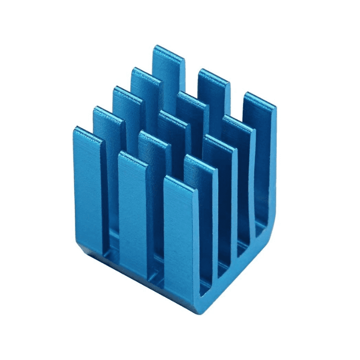 Aluminum Cooling Heat Sink Chip RAM Radiator Heatsink Cooler | Reprap StepStick Heat Sink- Blue (9x9x12mm)