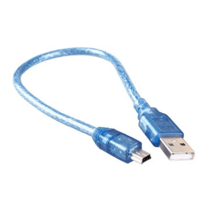 Mini USB 2.0 Cable for Arduino 30 cm (Colour May Vary)