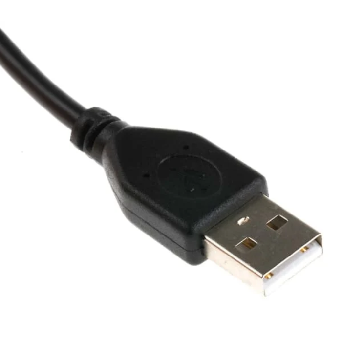 Mini USB Cable 1 Metre Nickel Plated - Arduino Nano Compatible