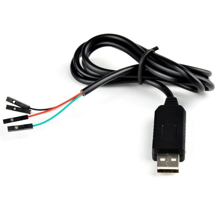 Iotcart PL2303HX USB to TTL Converter Cable 1M - Serial Debugging for Raspberry Pi & Arduino
