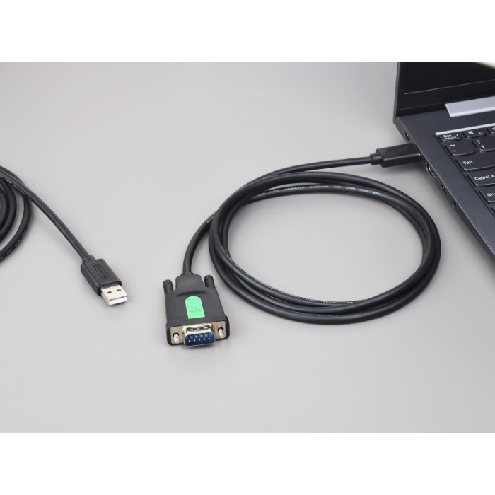 Waveshare Industrial 1.5m USB Type a To DB9 Male Port RS232 Serial Adapter Cable