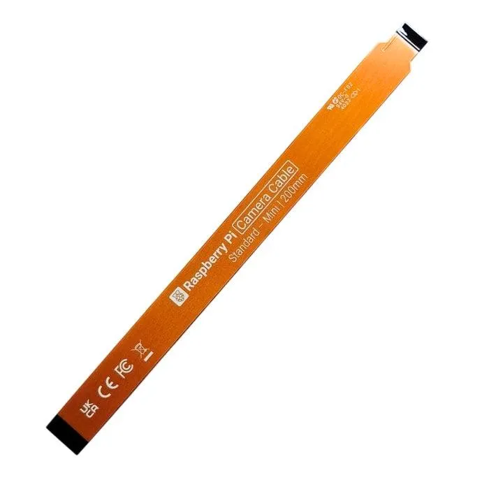 Raspberry Pi 5 Camera FPC Cable 200mm - Official Mini Connector for Pi Zero & Pi 5