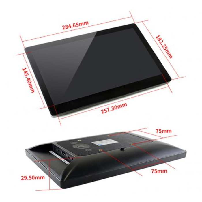 Waveshare 11.6inch HDMI Capacitive Touch Screen LCD 1920×1080 with Case