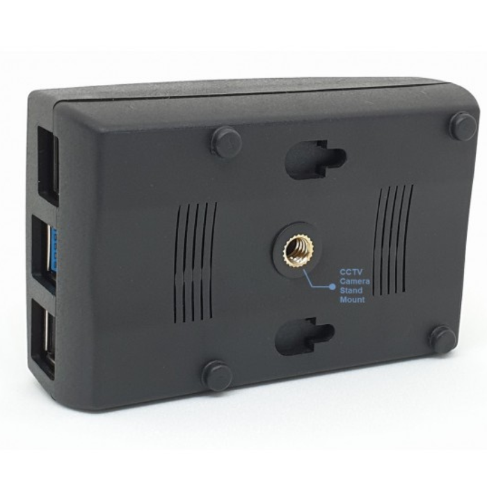 Iotcart Raspberry Pi 4 Case With FAN Model H4 - Electronics Accessory for Enhanced Cooling & Mounting