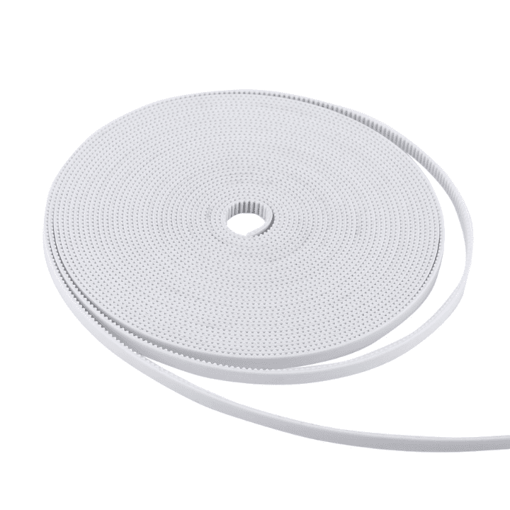 6mm Timing Belt 3D Printer Belt White GT2 Open Synchronous Belt PU with Steel Core -1 Meter