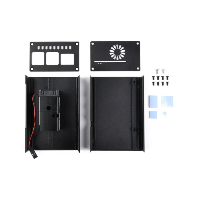 Waveshare Aluminum Cooling Case for Pi 4 with Fan