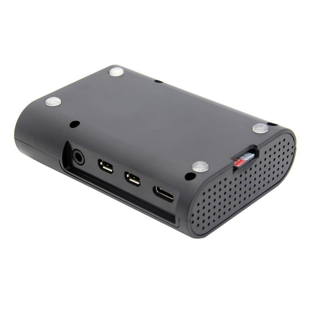 Raspberry Pi 4 ABS Black Case with Fan