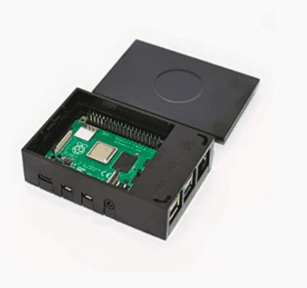 Raspberry Pi 4 Premium Black Case - Durable Enclosure for Pi 4