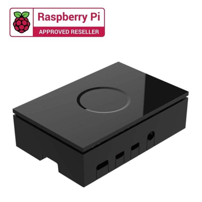 Raspberry Pi 4 Premium Black Case - Durable Enclosure for Pi 4
