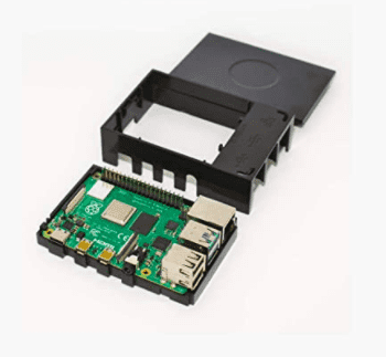 Raspberry Pi 4 Premium Black Case - Durable Enclosure for Pi 4