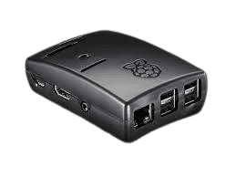 Raspberry Pi Black Case for Model 3B, 3B+ and 2B (Multicomp)