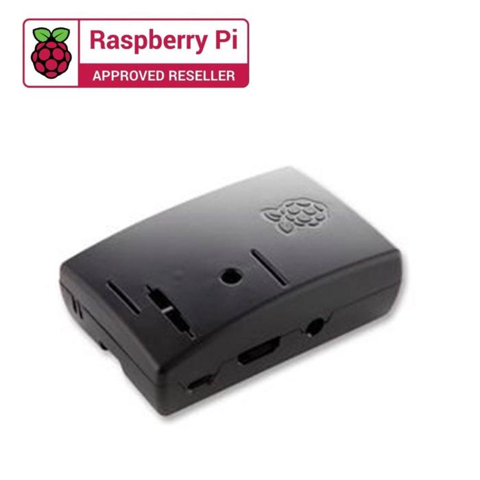 Raspberry Pi Black Case for Model 3B/3B+/2B - Multicomp - Electronics