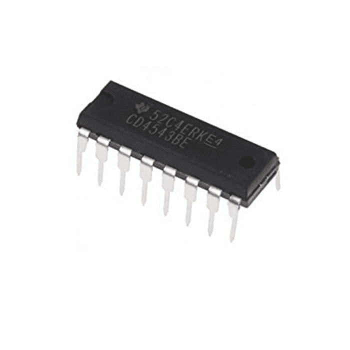 CD4543 - BCD to 7 Segment Decoder IC