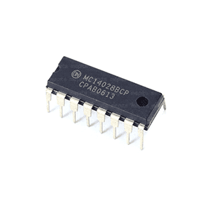 CD4028 BCD to Decimal Decoder IC - 16-Pin DIP - Buy Online in India