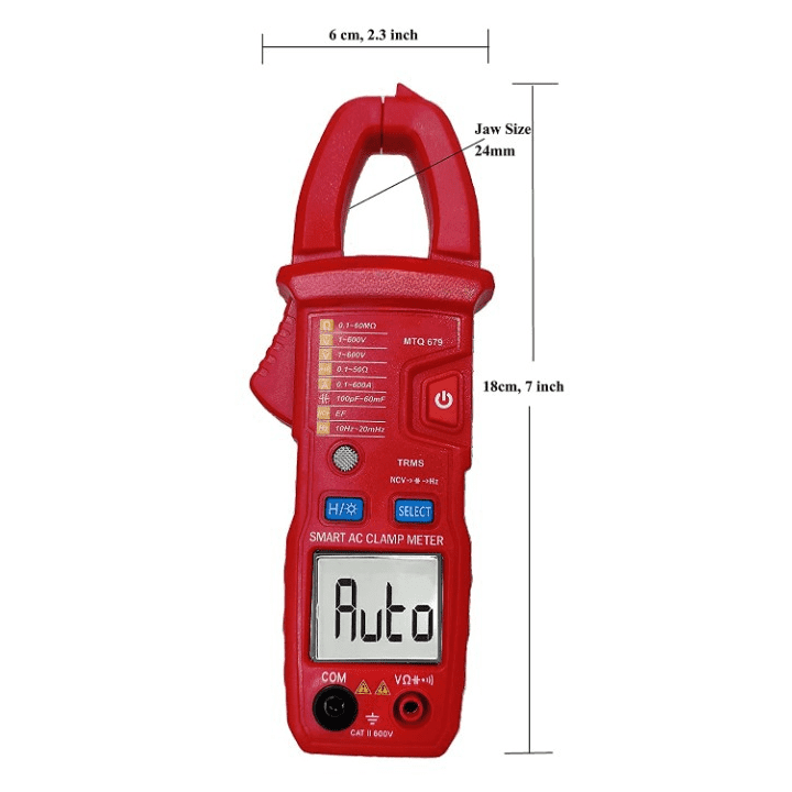 MetroQ MTQ 679 600A Auto Smart Clamp Meter