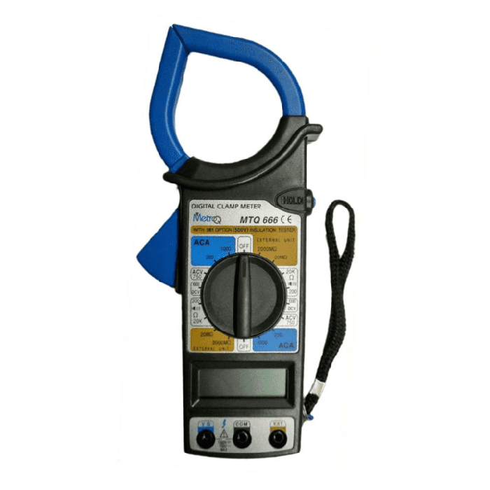 MetroQ MTQ 666 True RMS Digital AC Clamp Meter - Buy in India
